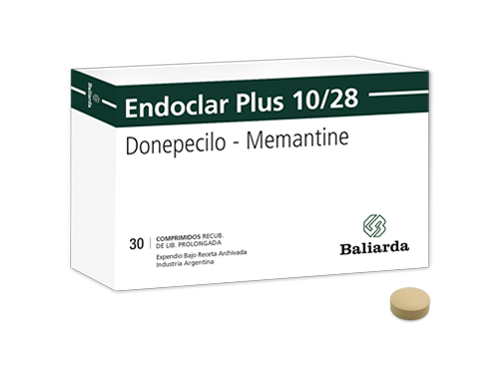 Endoclar Plus_10-28_20.png Endoclar Plus Donepecilo Memantine Memantine memoria olvidos Neuroprotección Tratamiento alzheimer Endoclar Donepecilo demencia